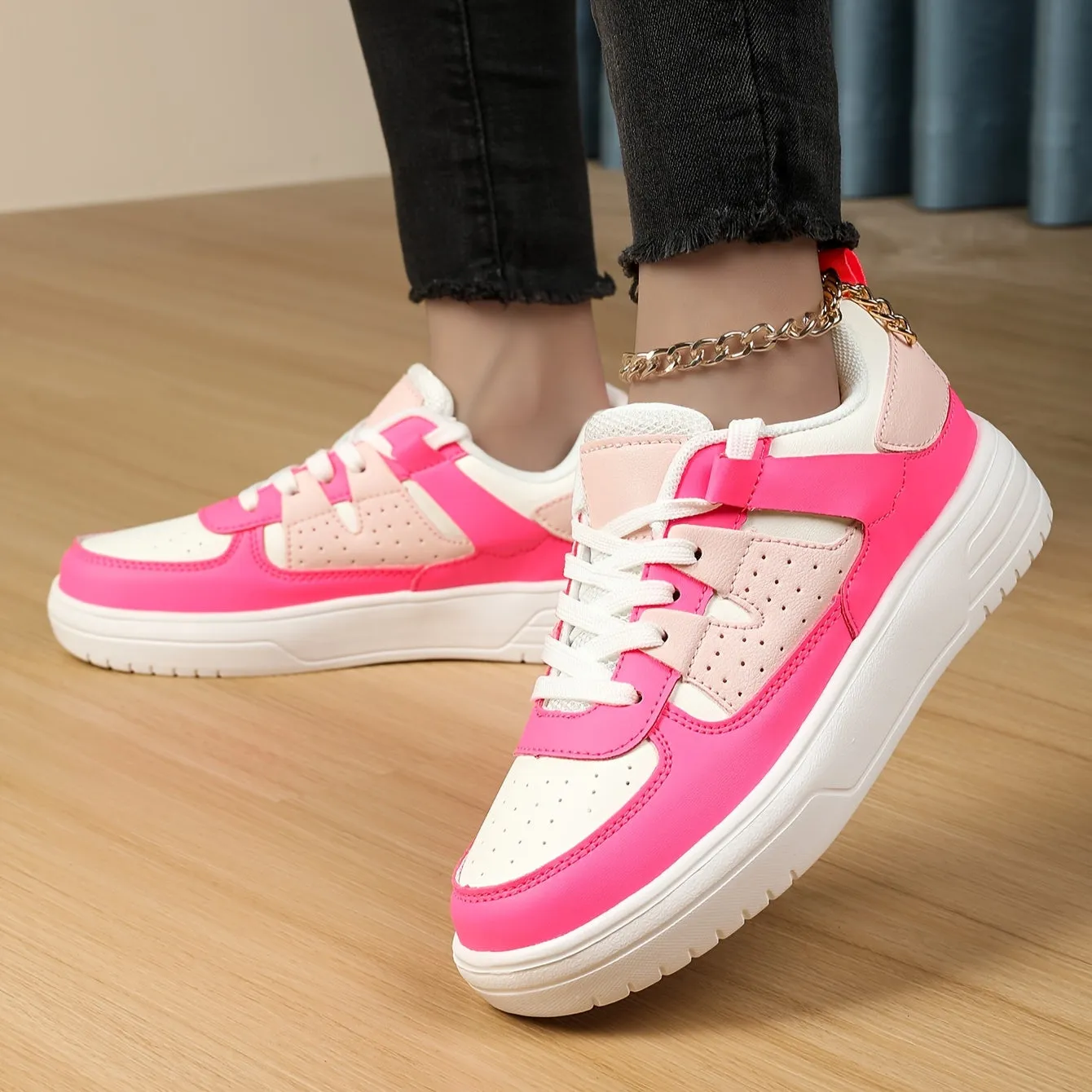 Ava | Trendy Color-Blocked Sneakers for Women
