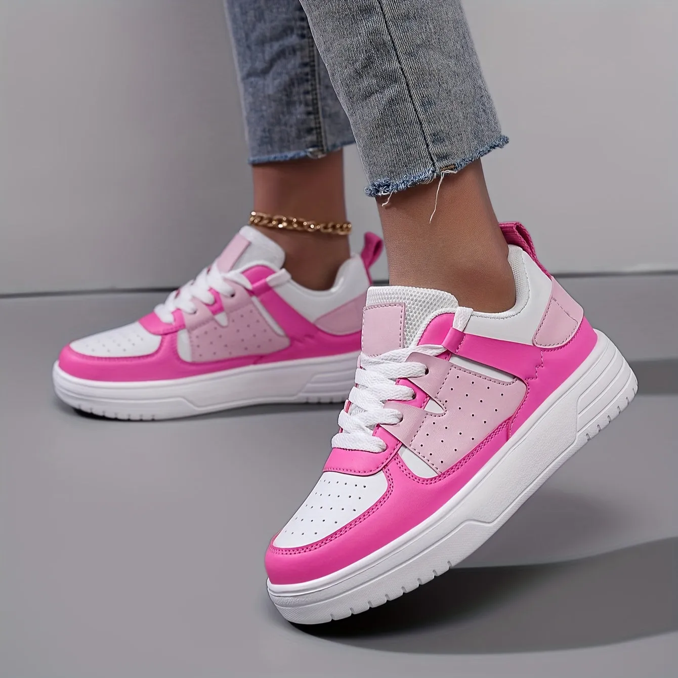 Ava | Trendy Color-Blocked Sneakers for Women