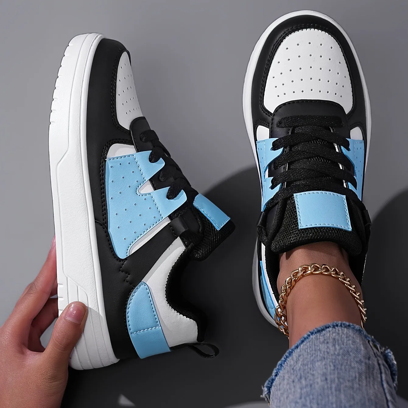 Ava | Trendy Color-Blocked Sneakers for Women