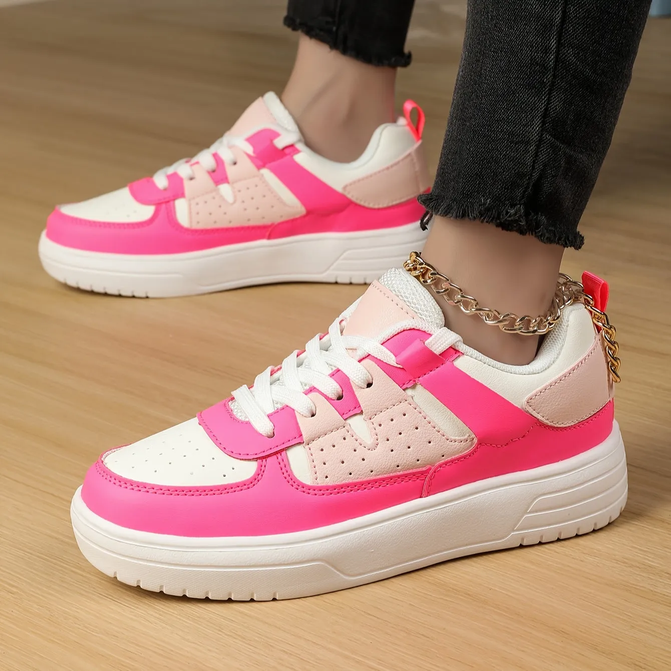 Ava | Trendy Color-Blocked Sneakers for Women