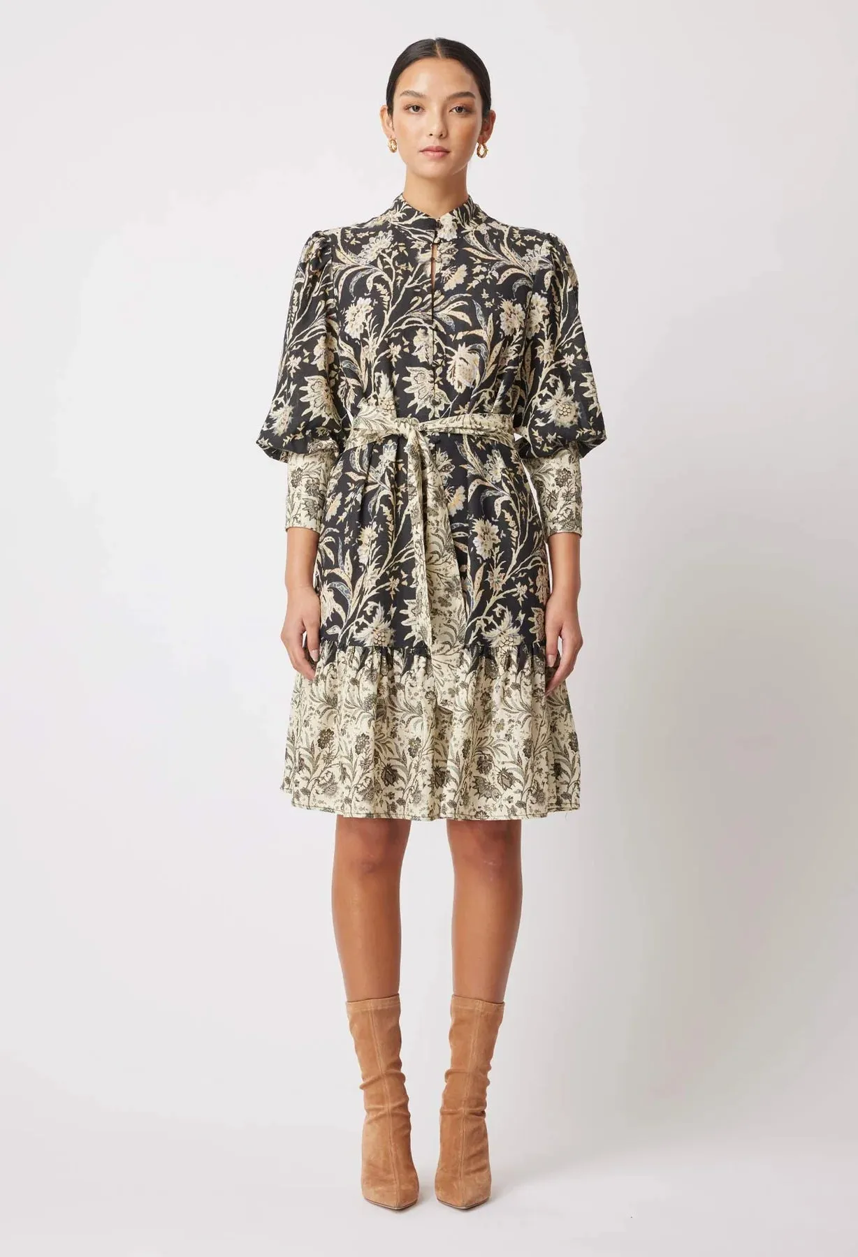 once was farrah high neck dress