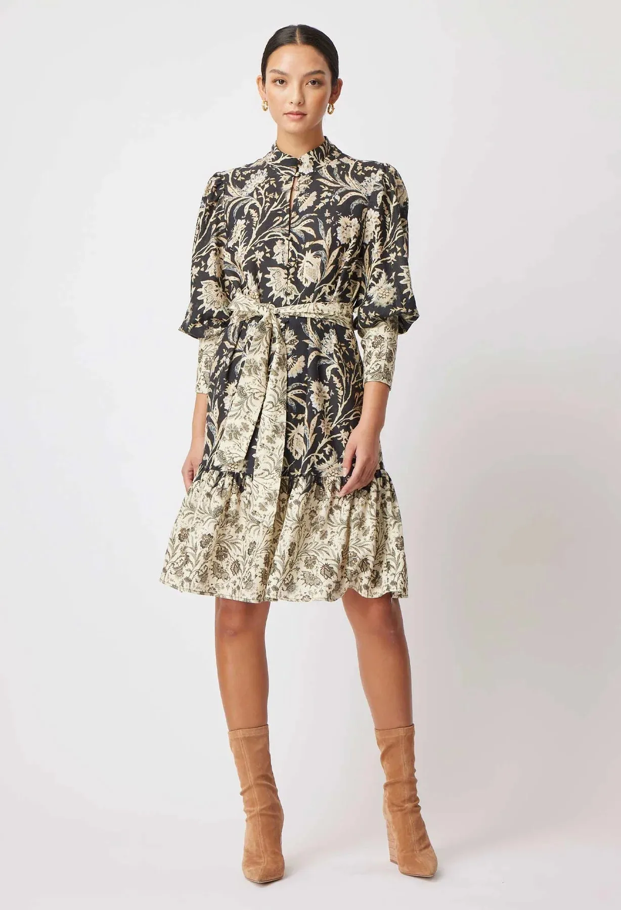 once was farrah high neck dress