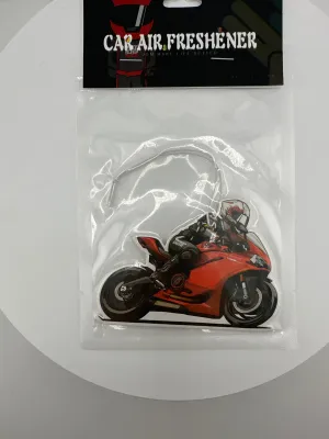 Red motocross bike Air Freshener