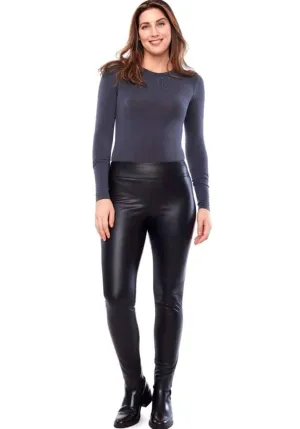 Up67589 Vegan Pleather Skinny Pant